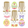 Glitter Bunny and Eggs 50-20556