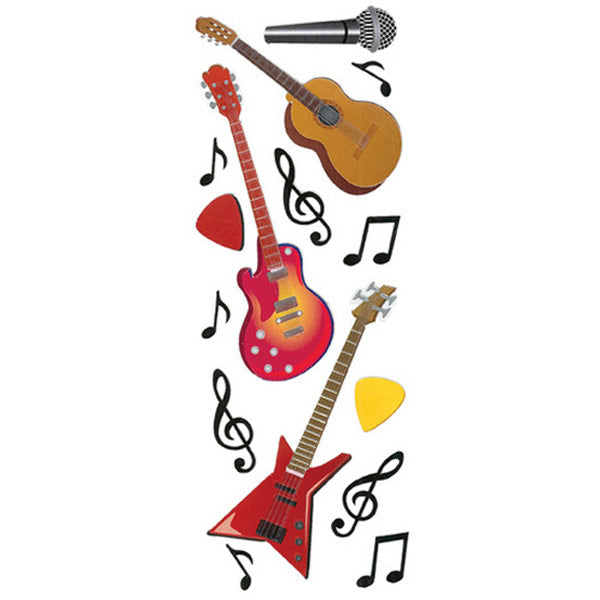 Guitars and Music Notes 50-10023