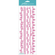 Pink Doodles Glitter Silhouette Borders 50-30207