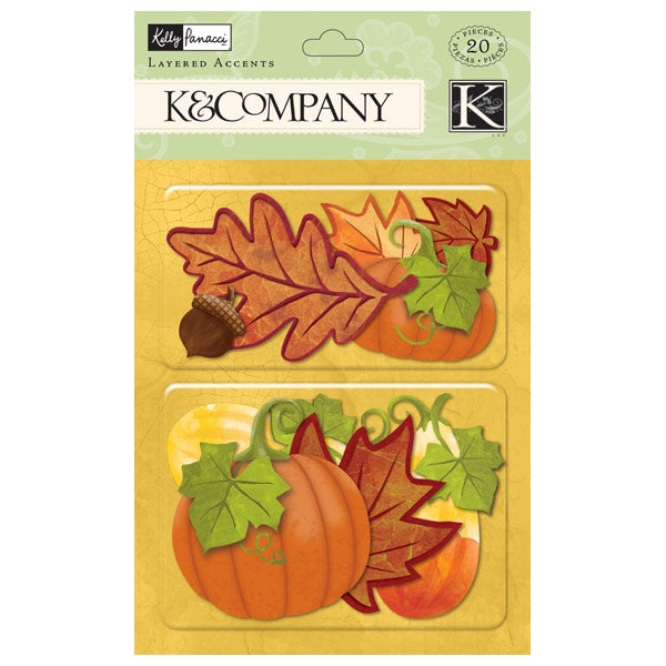 Halloween Fall Leaves Layered Accents KCO-30-622340