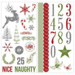 Candy Cane Lane Chipboard Elements CCL122