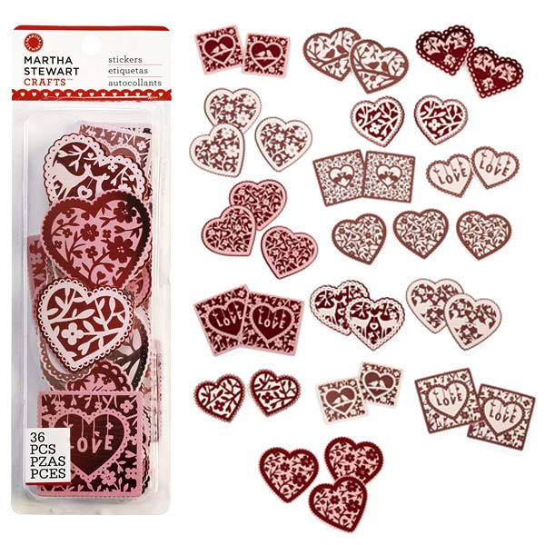 Valentine Foil Hearts MS-48-00013