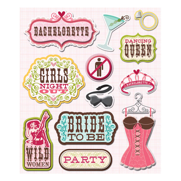 Bachelorette Party Sticker Medley KCO-30-588172
