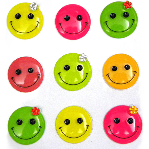Smiley Faces Cabochons 50-20809