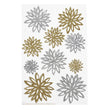 Gold and Silver Chrysanthemum Stickers MS-41-00211