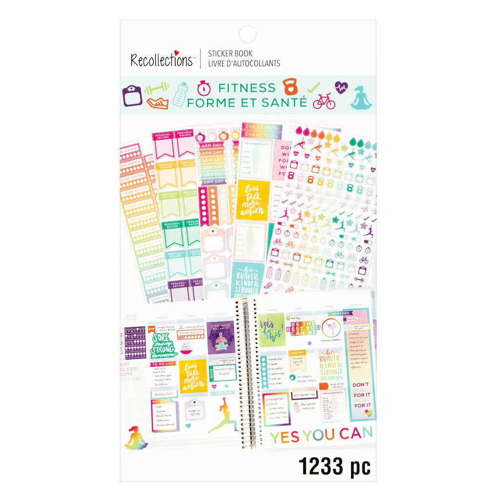 Fitness Sticker Book R-688217 – Cozys Scrapbooking