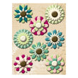 Margo Paper Flower Brads KCO-545328