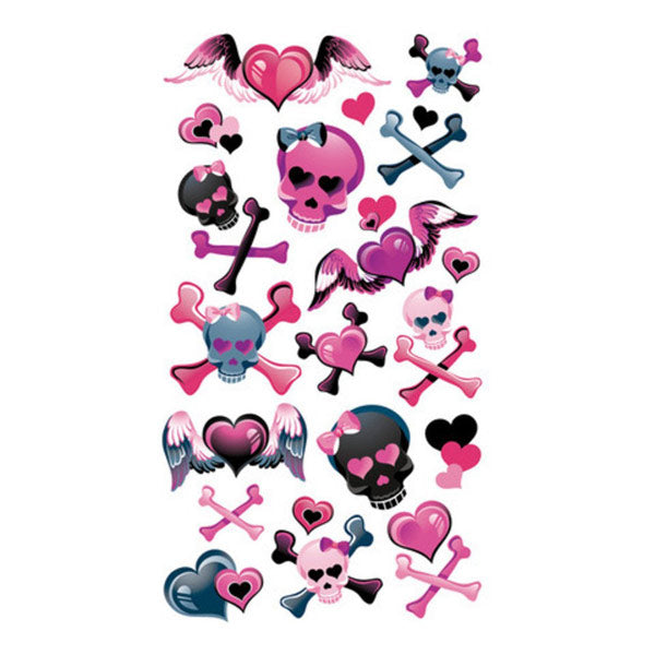 Girly Girl Skulls S-SPLFB48