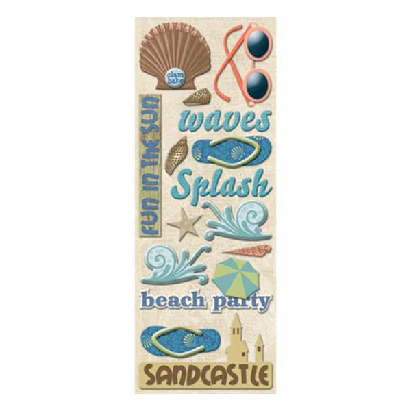 Sea Glass Beach Adhesive Chipboard KCO-566866