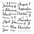 Months and Days I-97732