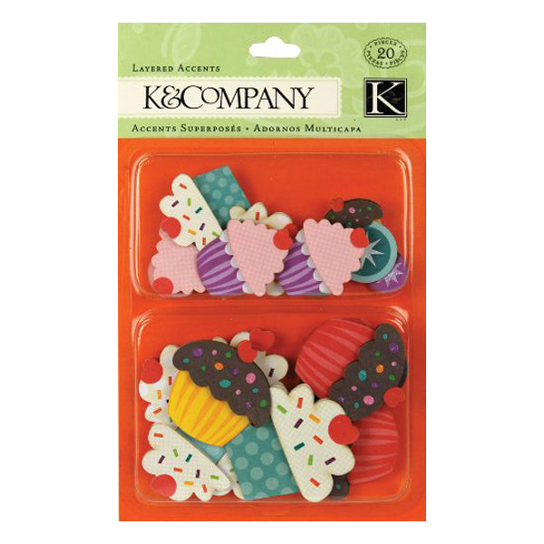 Cupcake Layered Accents KCO-30-572935