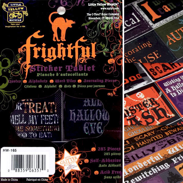 Frightful Sticker Tablet LYB-HW-165