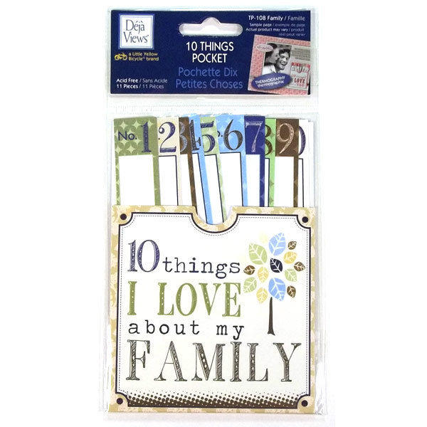 Family 10 Things Pocket DV-TP-108