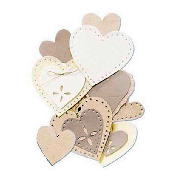 Gold Hearts JJCF006B