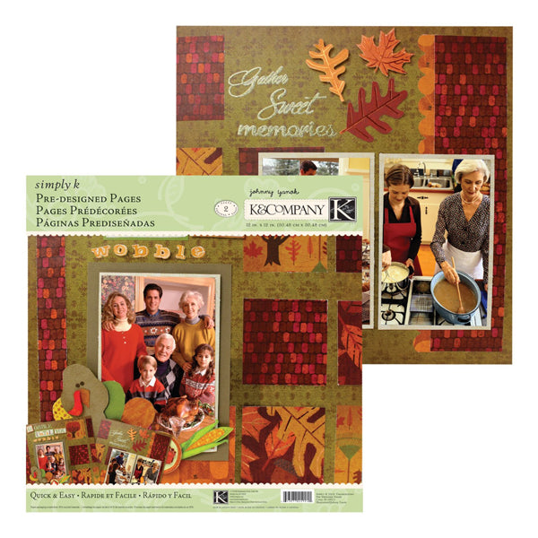 Simply K Thanksgiving Pre-Designed Pages KCO-30-159211