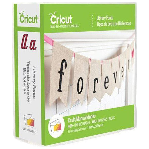 Library Fonts Craft Cartridge 2002245