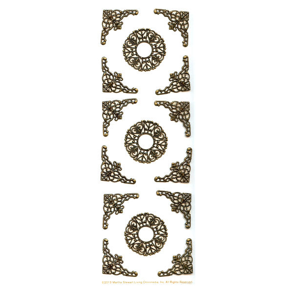 Elegant Filigree Frames Corners MS-41-05022
