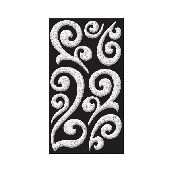 Silver Puffy Flourish 52-30005