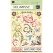 KP Blossom Swirl Rub-On with Gems KCO-30-579644