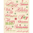 Yuletide Rub-On with Rhinestones KCO-30-579422