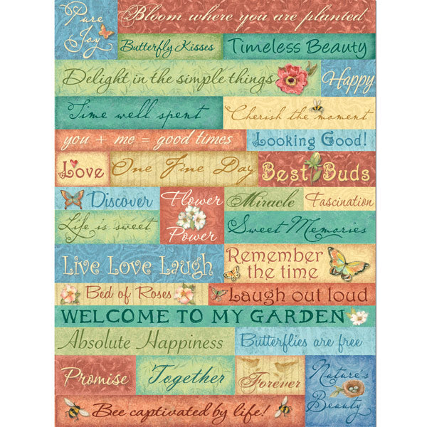 Susan Winget Nature Word Embossed KCO-30-389182