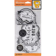Black and White Halloween Labels 50-40353
