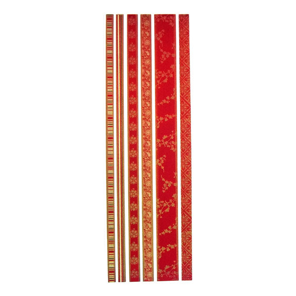 Fabric Borders Reds DV-TLFB10