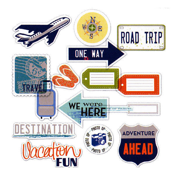 Travel Clear Cuts Shapes DV-CCS-95