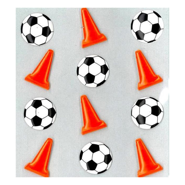 Soccer Balls n Cones Cabochons 50-20946