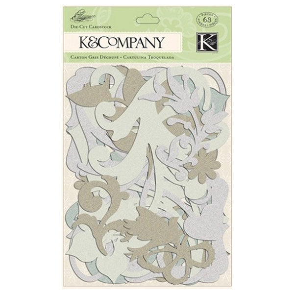 Elegance Glittered Die-Cut Cardstock KCO-30-601635