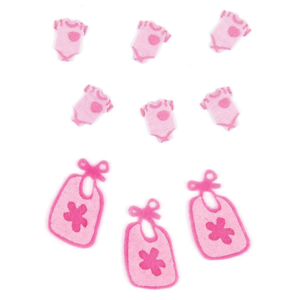 Baby Girl Pajamas and Bibs 50-00444