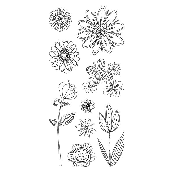 Doodle Flowers I-97622