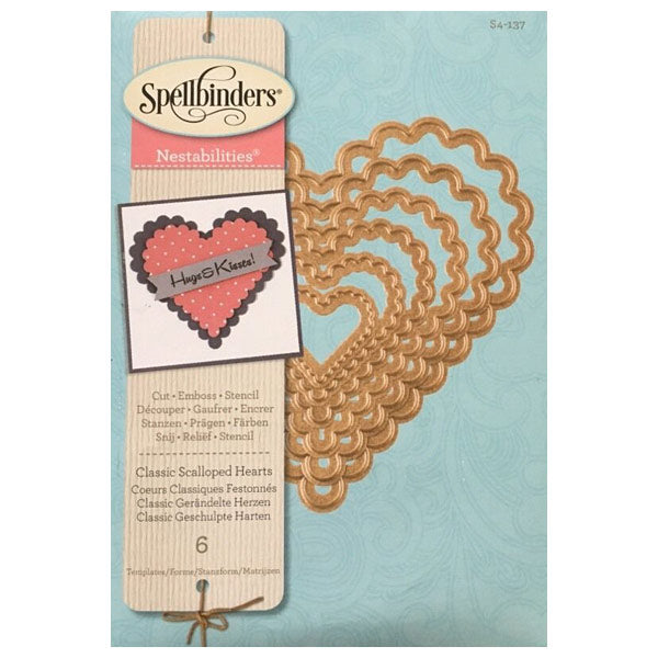 Classic Scalloped Hearts SB-S4-137