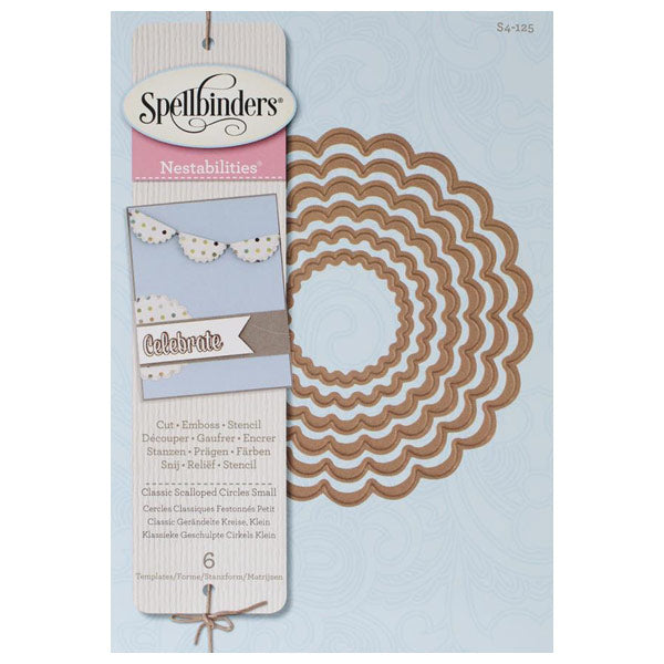Classic Scalloped Circles Small SB-S4-125