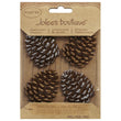 Glittered Edge Pine Cones 50-21016