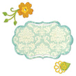 Fancy Label and Flowers SZX-658956