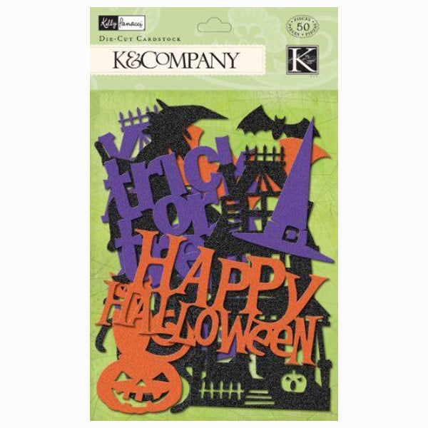 Halloween Glitter Die-Cut Cardstock KCO-30-622463