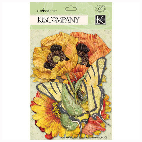 Cottage Garden Warm Mix Die-Cut Cardstock KCO-30-598621