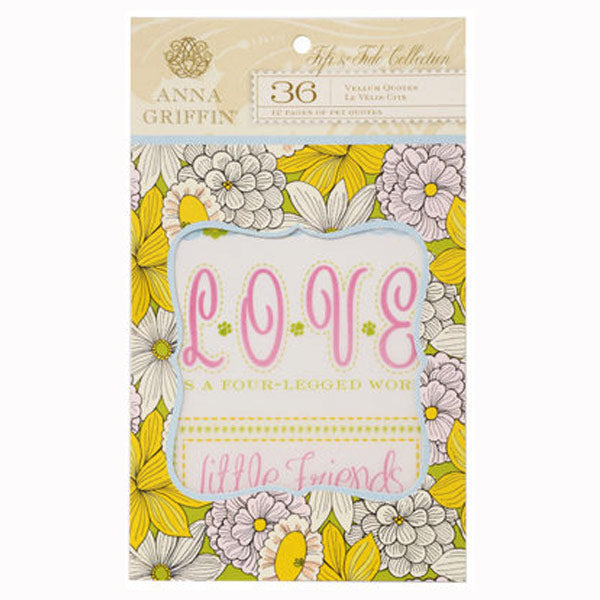 Fifi and Fido Vellum Quotes AG-DE1116