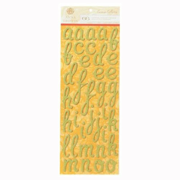 Carmen Collection Chipboard Alphabet AG-DE1316