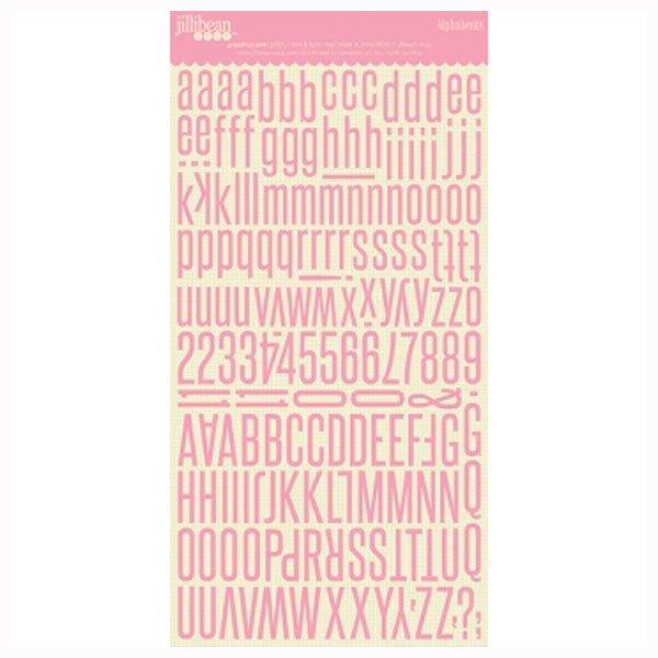Alphabeans Grapefruit Pink HA-JB0052