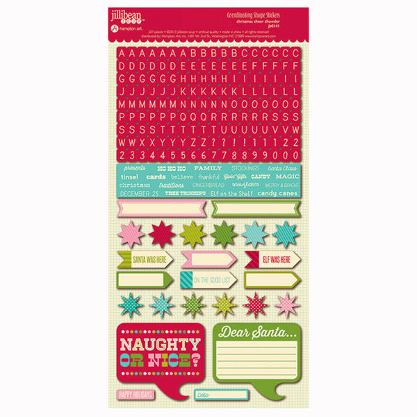 Christmas Cheer Chowder Coordinating Shapes HA-JB0141