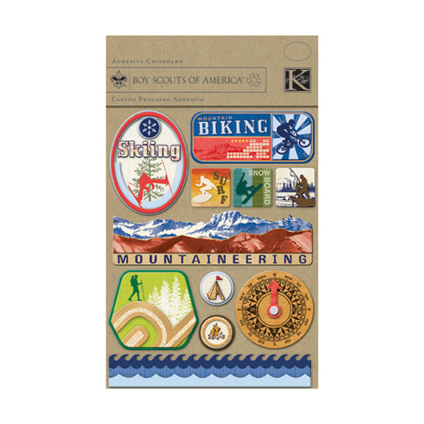Boy Scouts Adventure Adhesive Chipboard KCO-30-572676