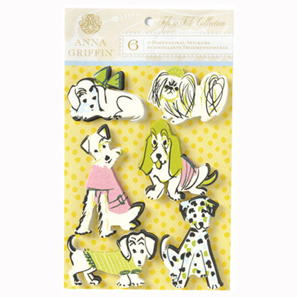 FIfi and Fido Collection Cardstock Dogs AG-DE1249