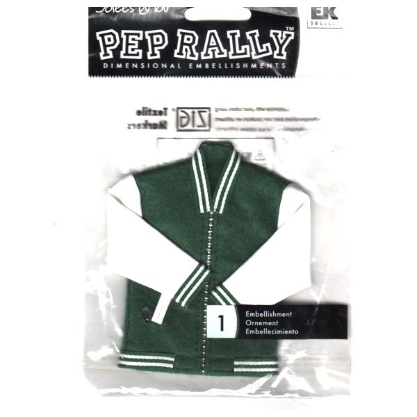 Green Varsity Jacket JJHD027D