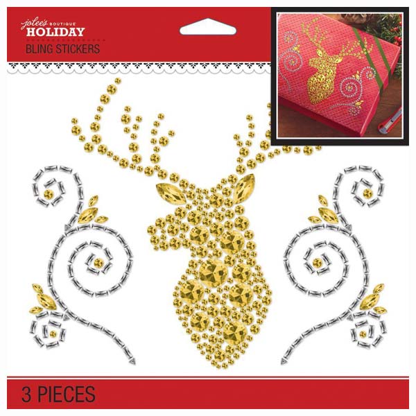 Deer Head Silhouette Bling 50-51100