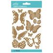 Patterned Dimensional Burlap Butterflies 50-60499