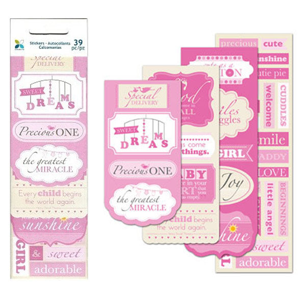 Baby Girl Mini Message Pad M-19162