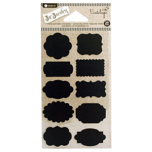 Chalkboard Labels with Chalk HA-AC0419