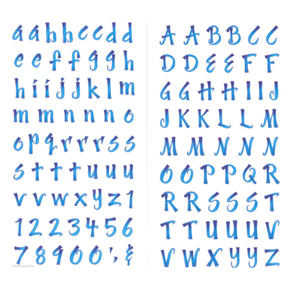 Mini Powder Blue Letters S-SPMSR14P